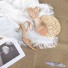 Sandal 7p gót hồ lô mika bảng ngang nhỏ phối khóa- MS: S7-23013