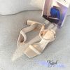 Sandal 7p gót bầu mũi vuông quai ngang - MS: S7-06008
