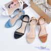 Sandal 7p gót trụ bảng ngang nhỏ hậu bít- MS: S7-23012