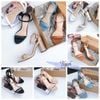 Sandal 7p gót trụ bảng ngang nhỏ hậu bít- MS: S7-23012