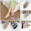 Sandal 7p gót vuông nhỏ mũi vuông 2 quai xoắn lồng nhau - MS: S7-26027