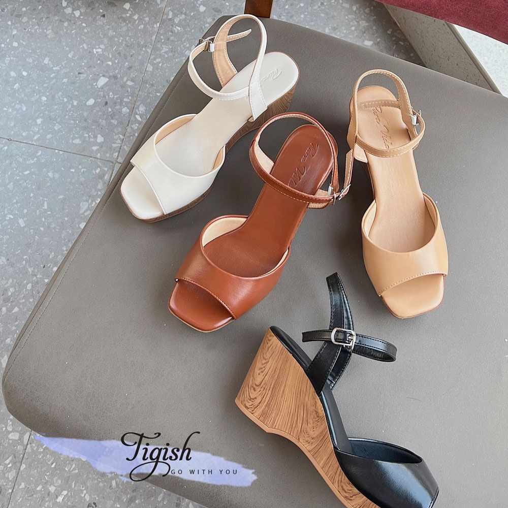 Sandal 8p đế xuồng quai khuyết giữa - MS: S8-26003