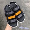 Giày sandal deta quai dù xé dán 3 quai ngang đế trắng - MS: SX-53002