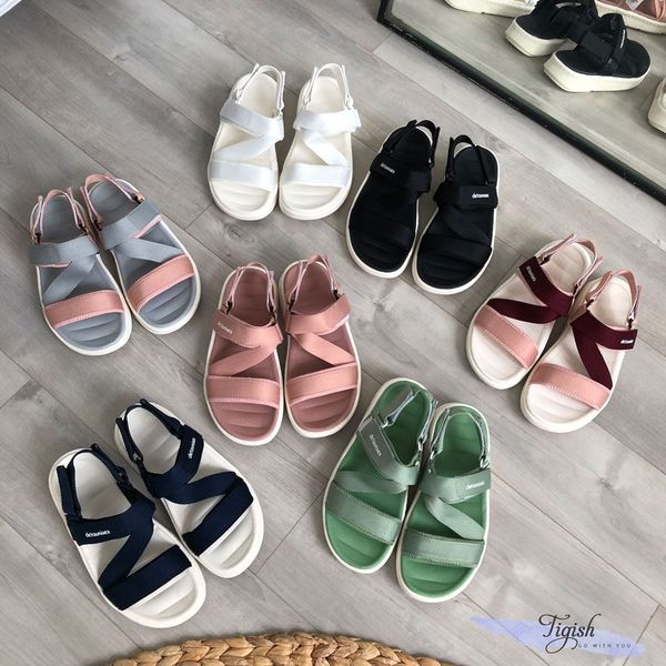 giày sandal xẹp quai dù