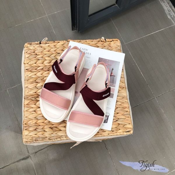 giày sandal xẹp quai dù