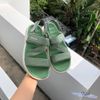 Giày sandal deta quai dù xé dán ngang chéo đế trắng - MS: SX-53003