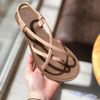 Sandal mũi tròn kẹp ngón 3 quai chéo - MS: SX-63001