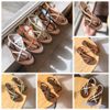 Sandal mũi tròn kẹp ngón 3 quai chéo - MS: SX-63001