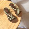 Sandal mũi tròn kẹp ngón 3 quai chéo - MS: SX-63001