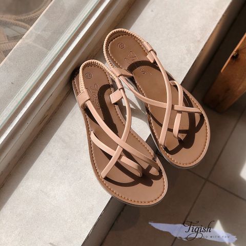  Sandal mũi tròn kẹp ngón 3 quai chéo - MS: SX-63001 