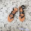 Sandal mũi tròn kẹp ngón hậu trước chéo X - MS: SX-25039