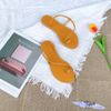 Sandal xỏ ngón mũi tròn một quai chéo từ trước ra sau- MS: SX-25041