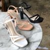 Giày Sandal 10p đúp mũi 2 quai ngang chéo - MS: S10-23005