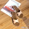 Giày nữ sandal 2 quai chéo tán đinh- MS: SX-25028