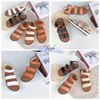 Sandal nữ 4p bánh mì 2 quai ngang- MS: S4-01003