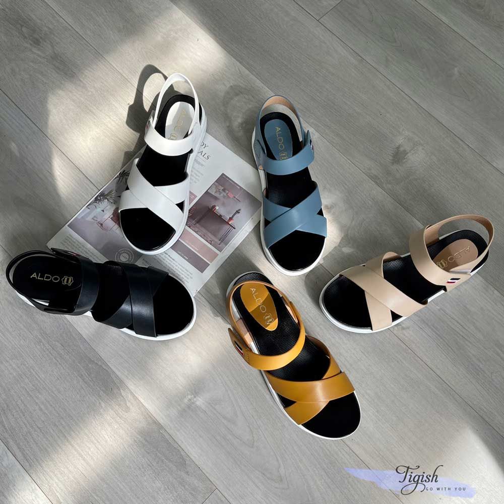 Sandal nữ 4p đế đúc 2 quai quai chéo- MS: S4-58003
