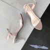 Giày sandal cao gót kim cương bảng ngang mika - MS: S8-23003