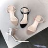 Giày sandal cao gót kim cương bảng ngang mika - MS: S8-23003