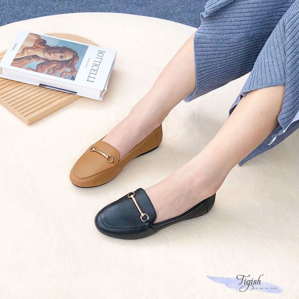 SLIP ON DA, SLIP ON PHỐI KHÓA, SLIP ON NỮ, SLIP ON TIGISH