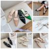 Sục 3p gót xéo mũi nhọn viền đá phối 2 quai ngang đính đá - MS: C3-22003