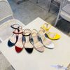 Giày Sandal 9p đúp mũi gót quai trong mika 02 - MS: S9-23008