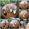 Cao gót 5p Slingback quai ngang phối khóa