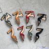 Giày sandal 7p gót lép bảng ngang - MS: S7-25003