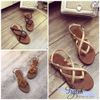 Sandal đế thấp Tigish xỏ ngón chéo