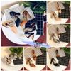 Sandal 9p giả da đúp mũi nhọn