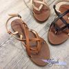 Sandal đế thấp Tigish xỏ ngón chéo