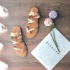 Sandal xỏ ngón 2 dây chéo