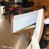 Guốc 7cm gót phối viền đồng 3 quai ngang phối khóa - MS: G7-26003