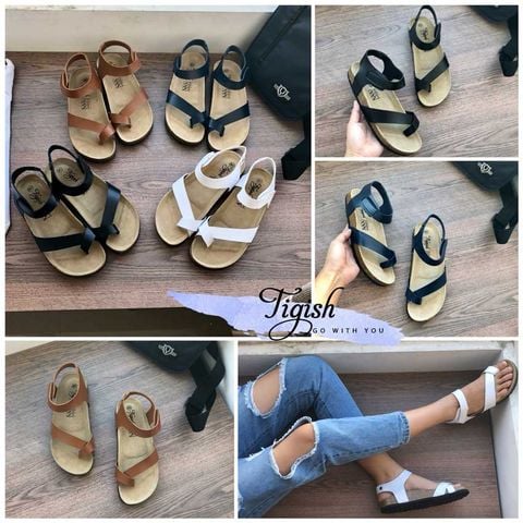  Sandal kẹp ngón đế trấu 