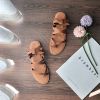 Sandal xỏ ngón 2 dây chéo