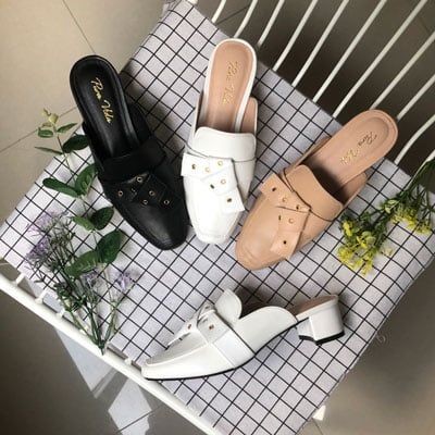 Sục 4p gót khuyết cột nơ tán lỗ