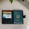 Ví da bò Passport handmade - MS: VI-37001
