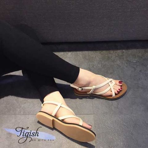 Sandal đế thấp xỏ ngón Tigish