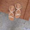 Giày Sandal bảng ngang dây nối hình thoi - SX-25005