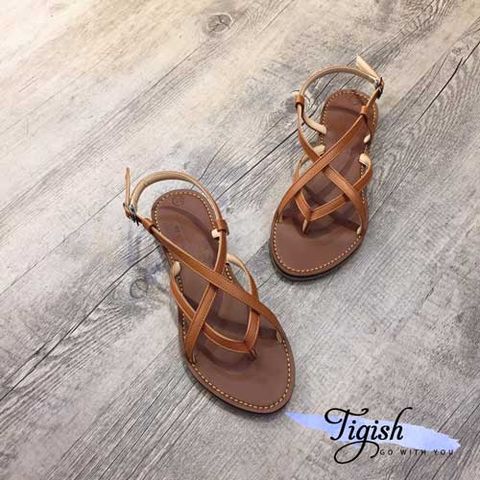 Sandal đế thấp xỏ ngón Tigish