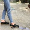 Slip on da bò Tigish cổ V