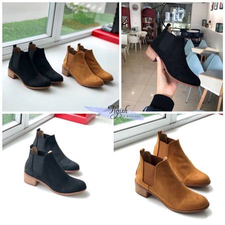 Giày Boot 3p nỉ. MS: B3-01003