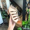 Giày Sandal 3p gót sơn giả gỗ chiến binh - MS: S3-03006