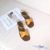 Sandal mũi tròn 2 quai chéo hậu thun - MS: SX-63003