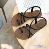 Sandal mũi tròn xỏ ngón 3 quai chéo - MS: SX-63002