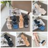 Guốc 6p gót lép mũi vuông 2 quai ngang mảnh - G6-22004