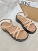 Sandal 3p mũi tròn 3 quai chéo nhau - MS: S3-25004