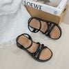 Sandal 3p mũi tròn 3 quai chéo nhau - MS: S3-25004