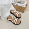 Sandal 3p mũi tròn 3 quai chéo nhau - MS: S3-25004