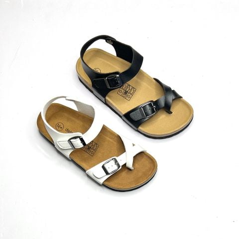  Giày đồng phục - Giày Sandal đế trấu Deta xỏ ngón phối khóa - MS: SX-24010 