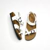 Giày đồng phục - Giày Sandal đế trấu Deta xỏ ngón phối khóa - MS: SX-24010